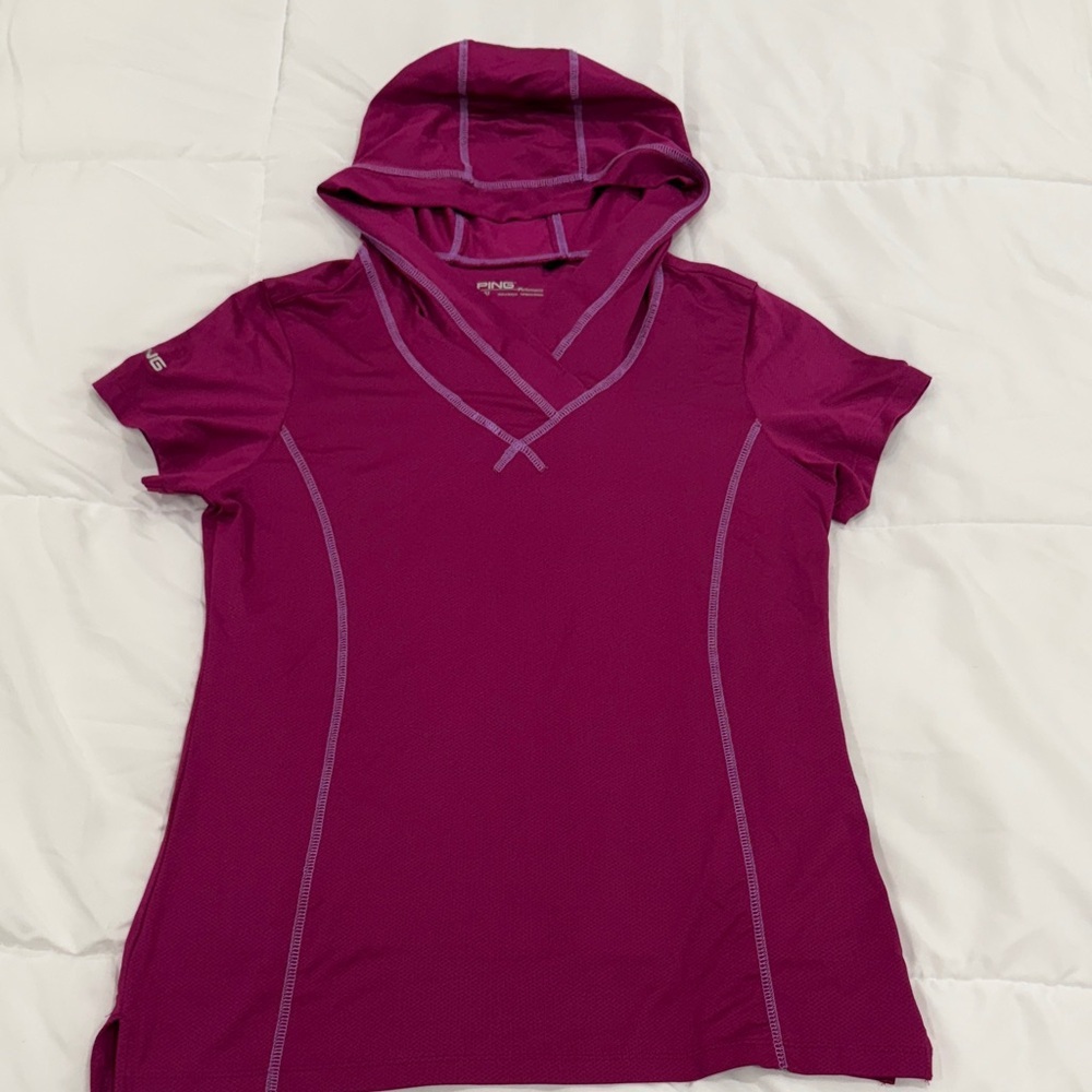 Ping Women's Fuchsia Hooded‎ Sweatshirt